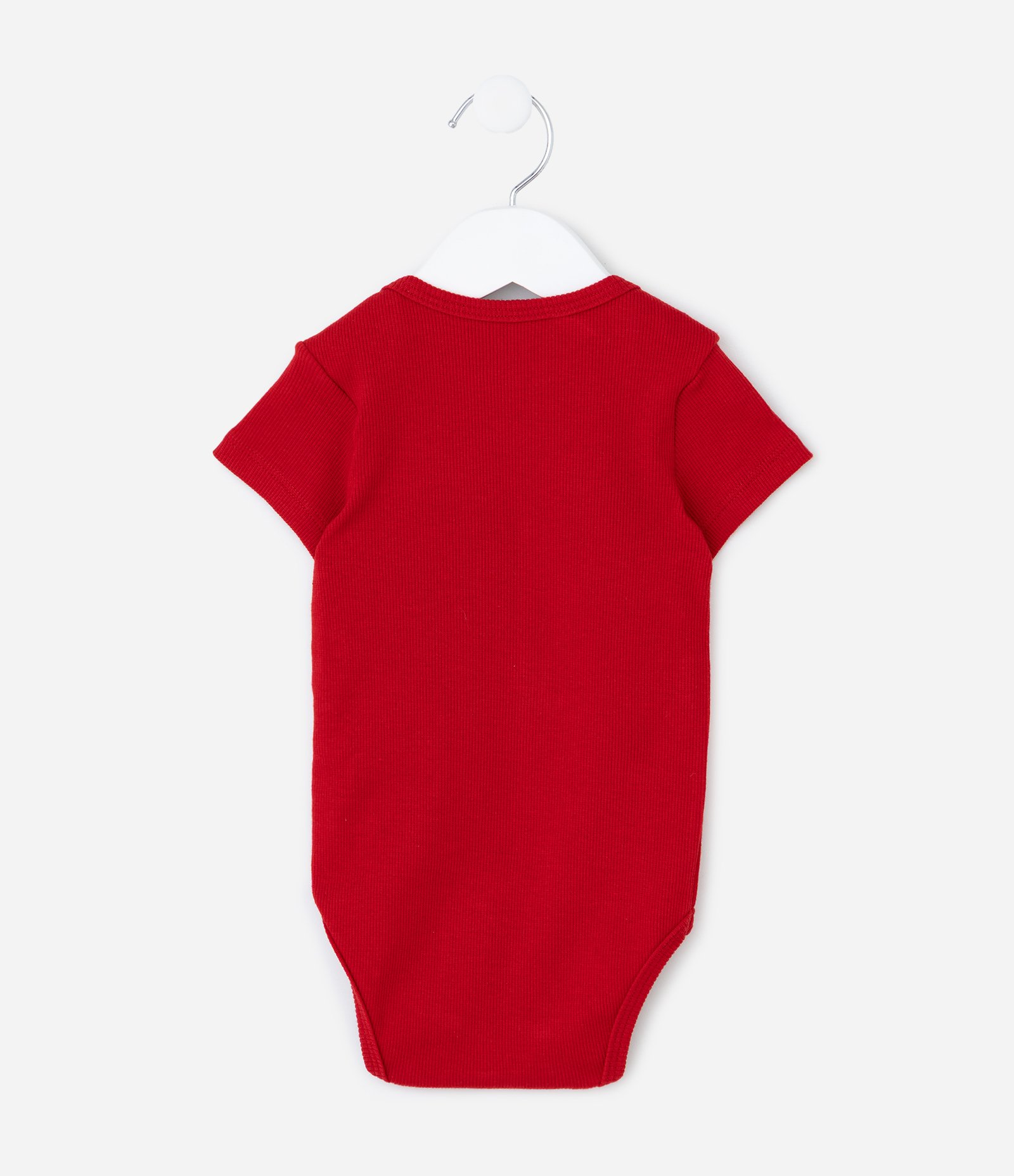 Body Infantil em Ribana Básico - Tam RN a 18 meses Vermelho 3
