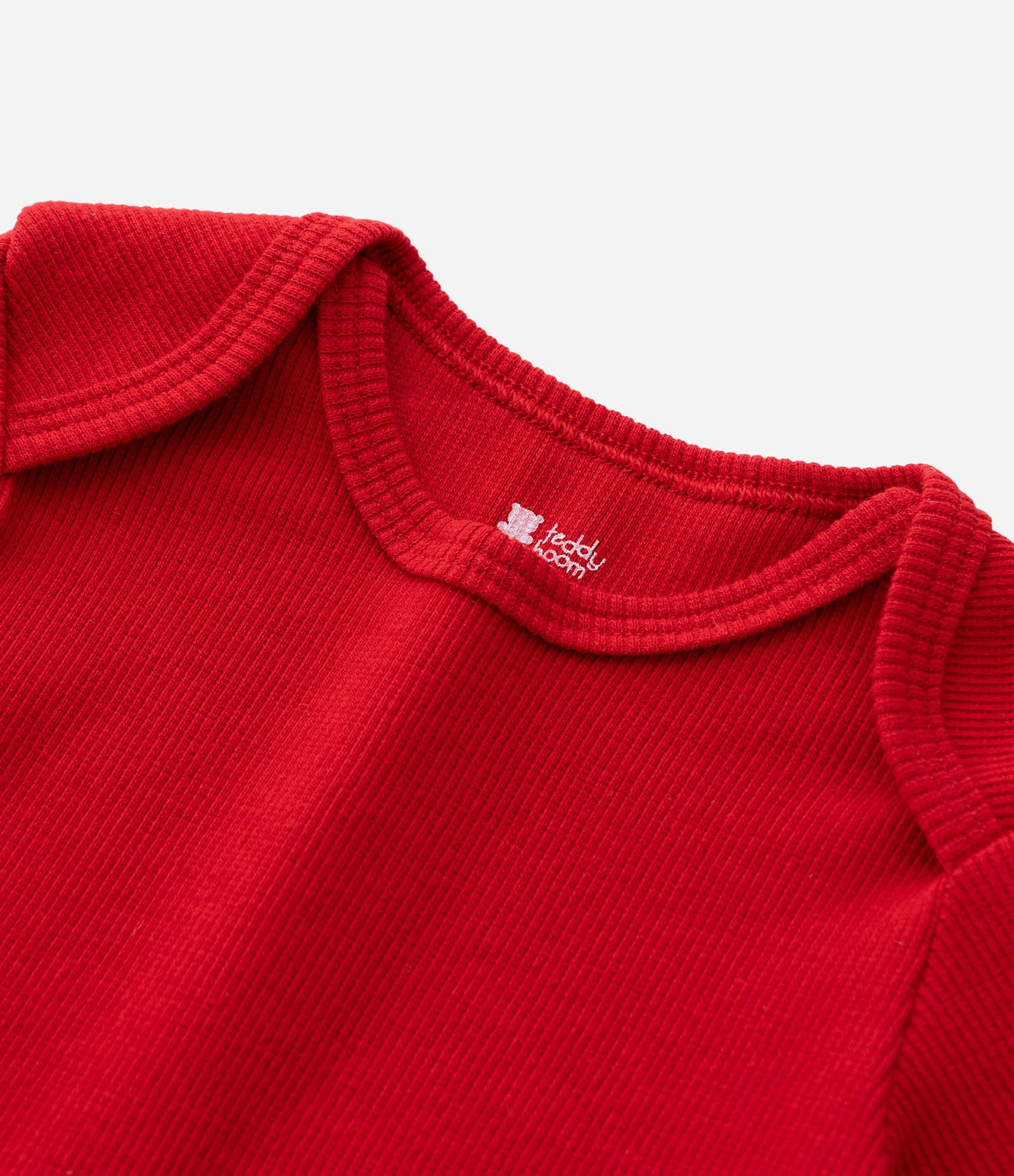 Body Infantil em Ribana Básico - Tam RN a 18 meses Vermelho 7