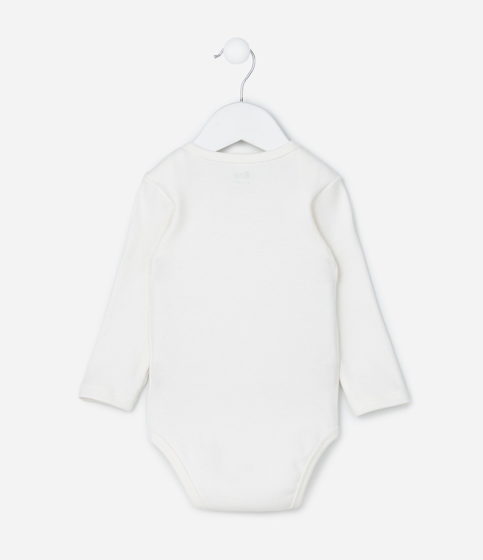 Body Infantil em Ribana Básico - Tam RN a 18 meses Branco 3