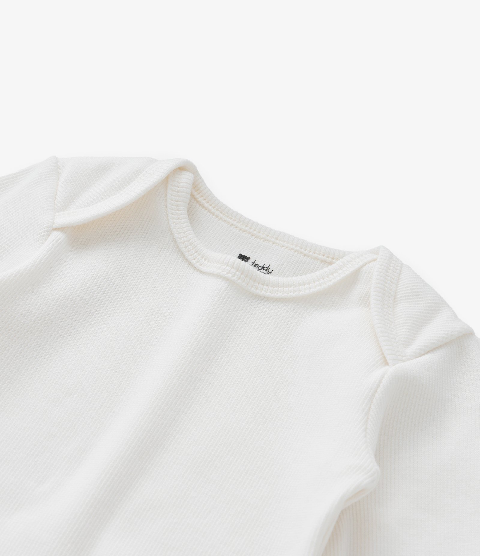 Body Infantil em Ribana Básico - Tam RN a 18 meses Branco 7