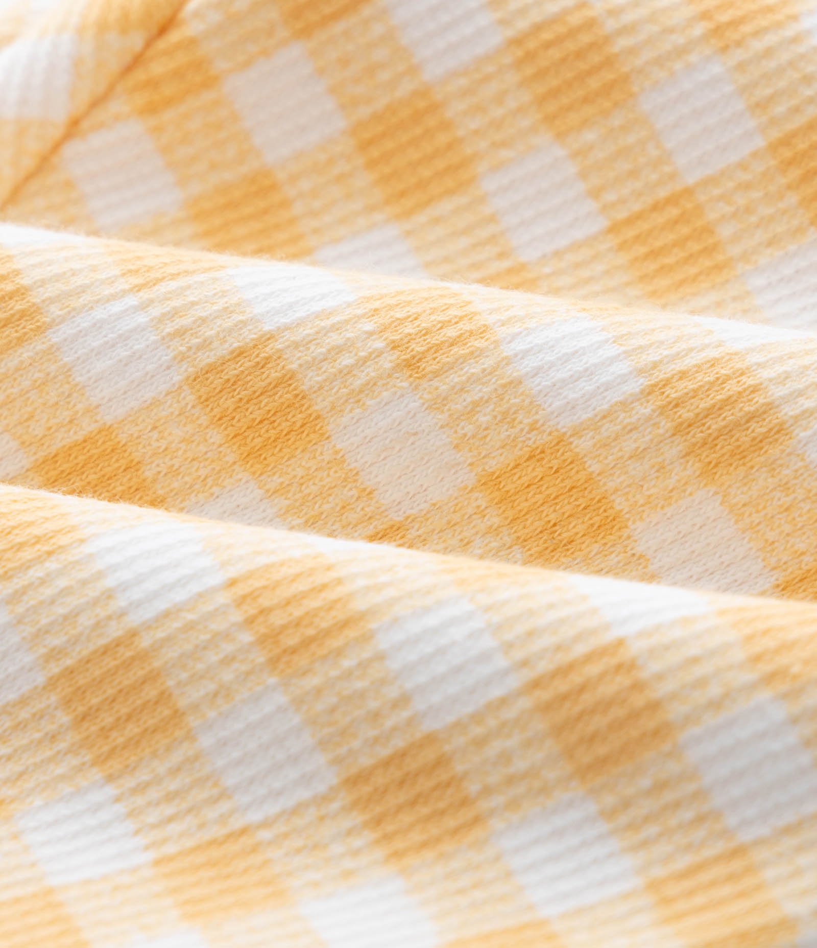 Calça Legging Infantil com Estampa Xadrez Vichy - Tam 0 a 18 meses Amarelo 4