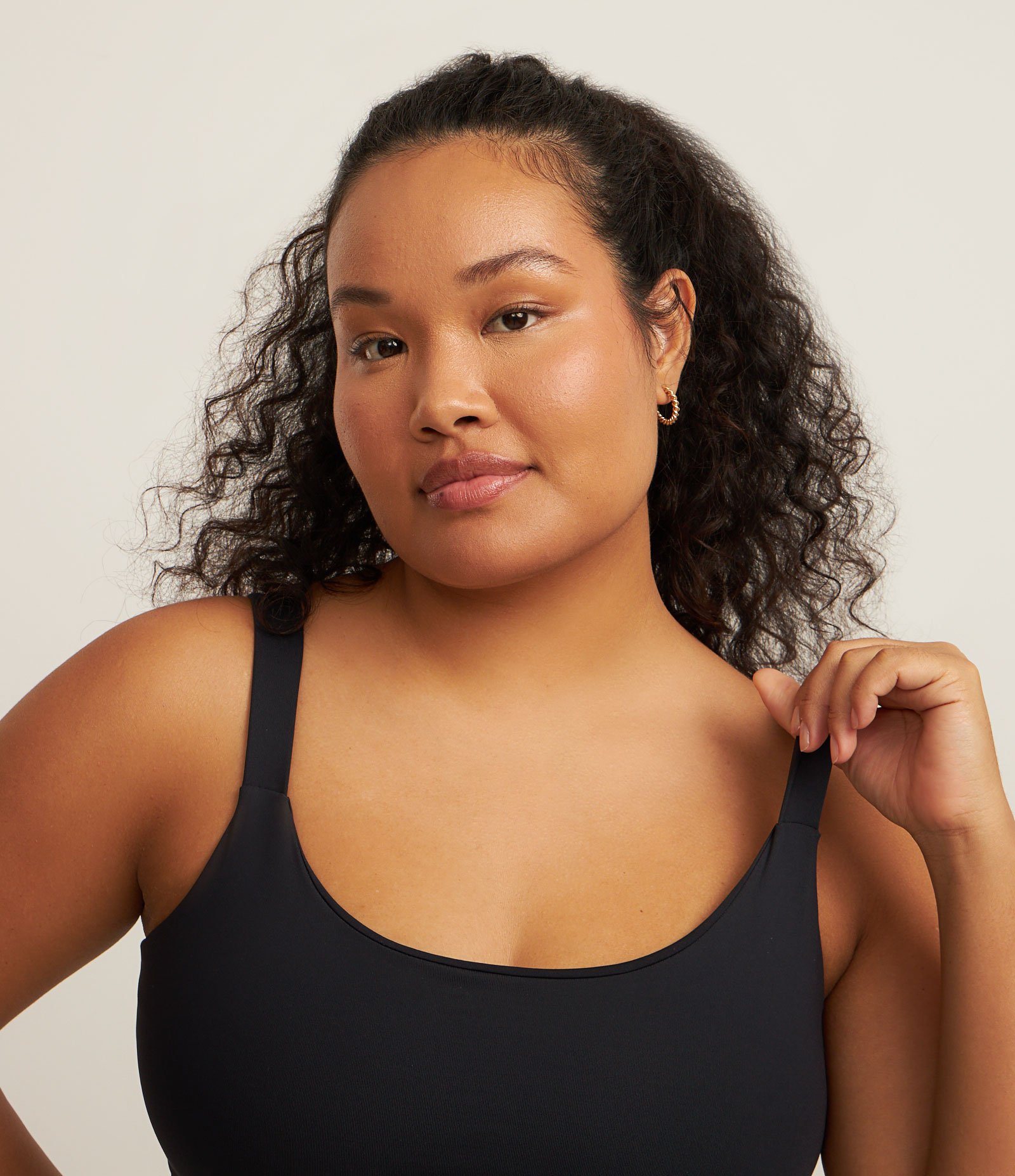 Top Regata Esportivo com Tecnologia Dry Curve e Plus Size Preto 2