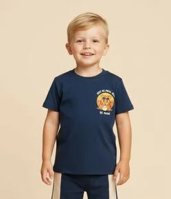 Conjunto Infantil em Moletom com Estampa Capivara - 1 a 6 Anos