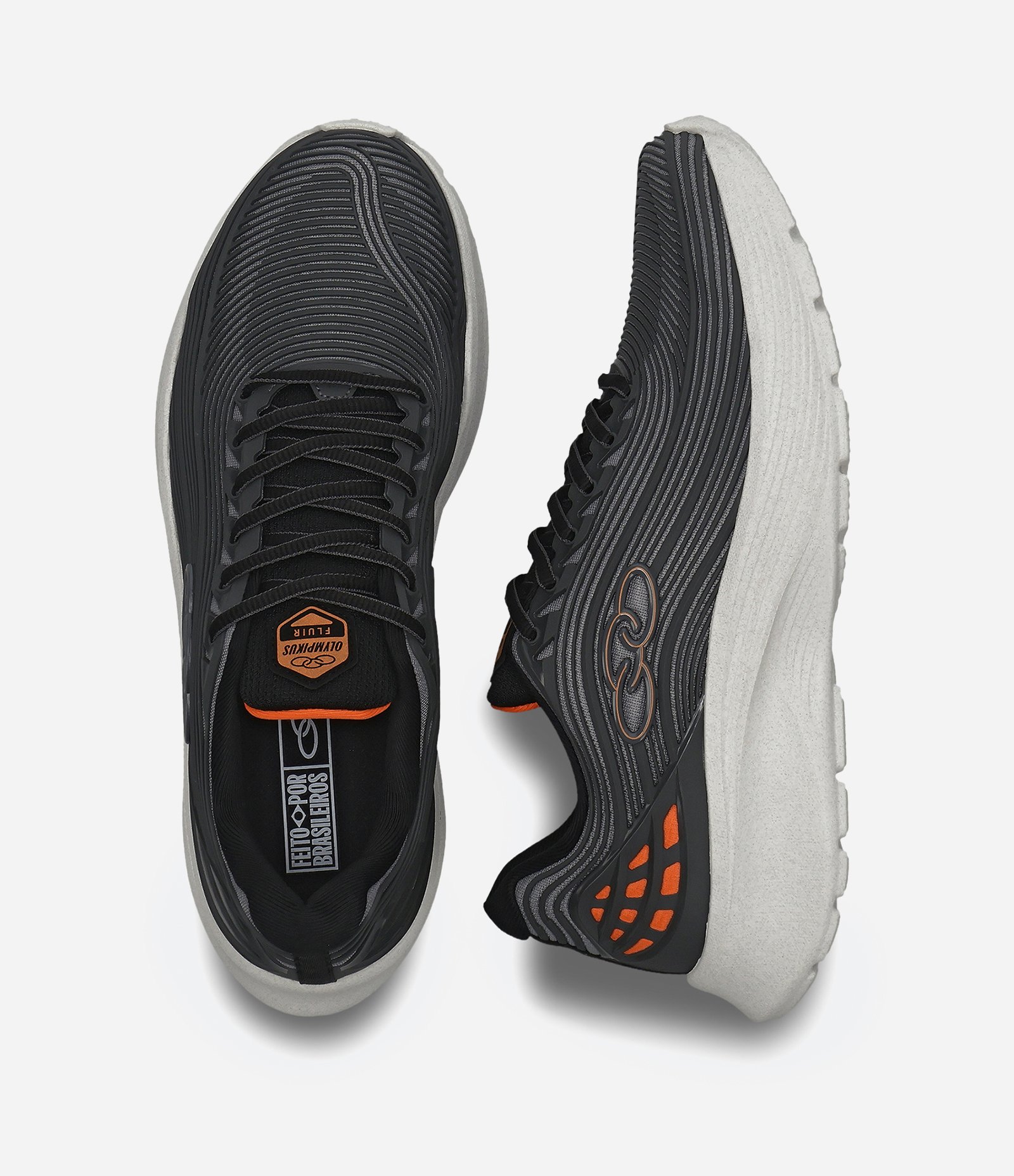 Tênis Olympikus Fluir com Textura Cinza 3