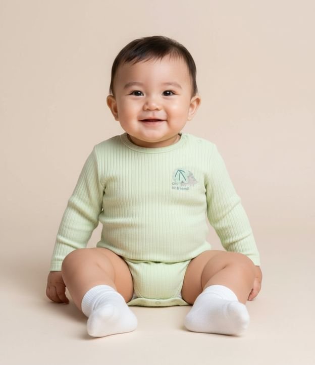 Cor: Verde | Tamanho: 3-6M