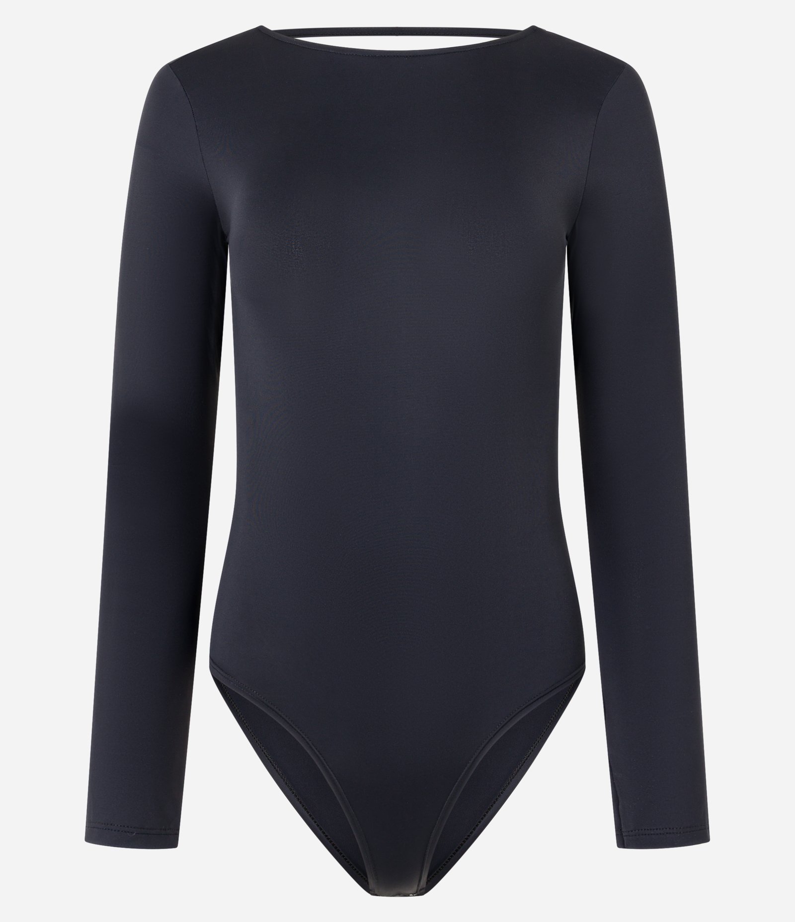Body em Microfibra com Decote nas Costas Preto 4