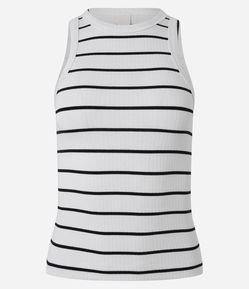 Regata em Ribana com Estampa Listrada