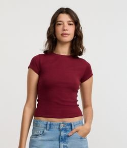 Blusa Básica Justinha e Alongada em Ribana