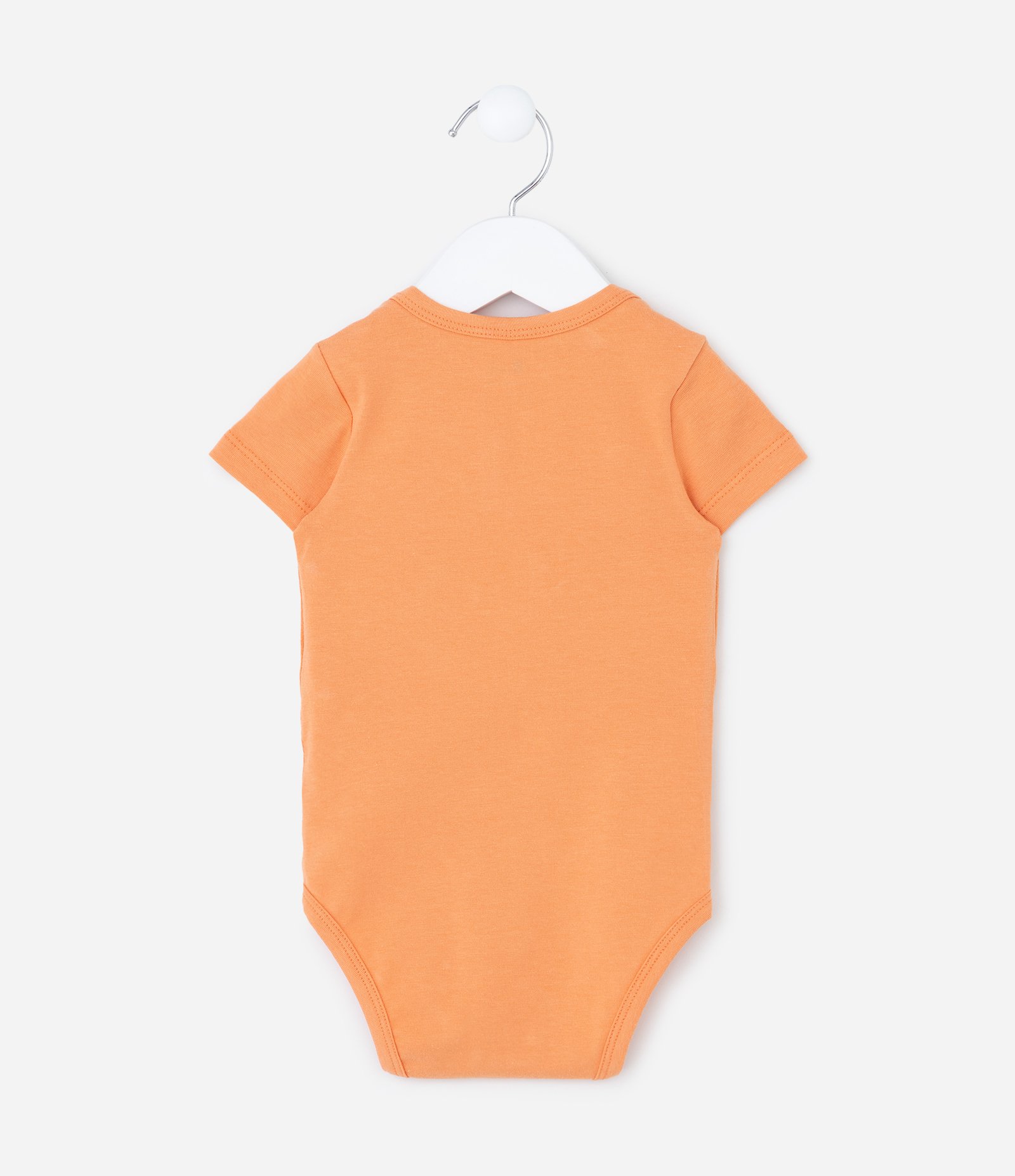 Body Infantil com Estampa Carro de Trilha - Tam 0 a 18 meses Laranja 3