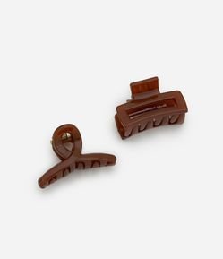 Kit 02 Piranha de Cabelo com Formas