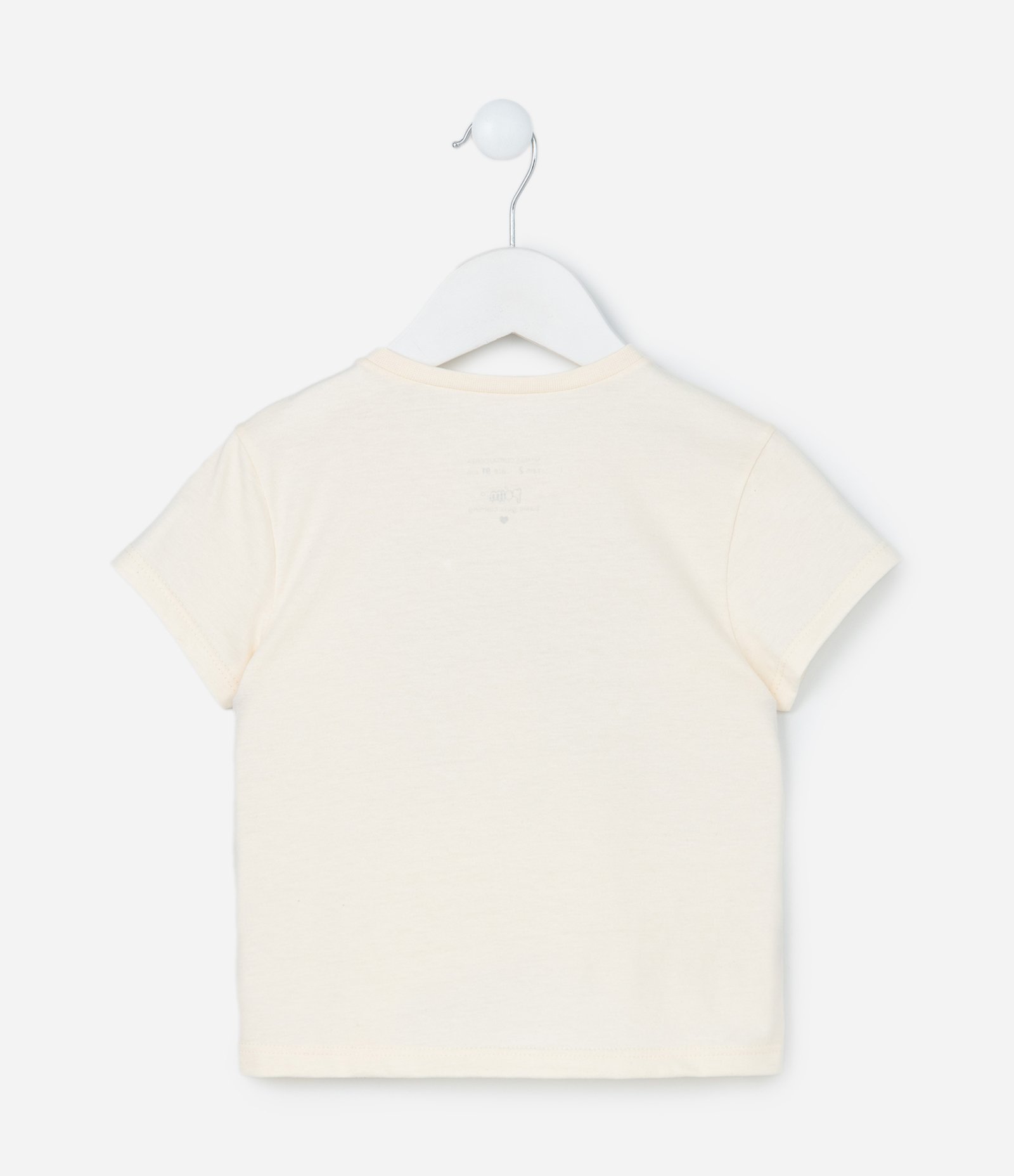 Blusa Infantil com Estampa Laço - Tam 1 a 6 Anos Off White 2