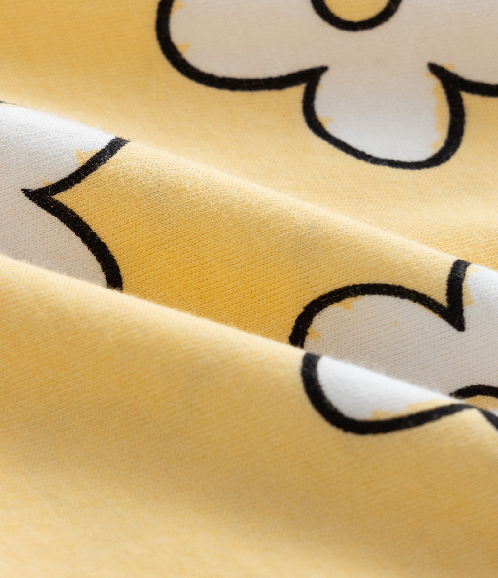 Vestido Infantil com Estampa Florzinhas - Tam 1 a 6 Anos Amarelo 4