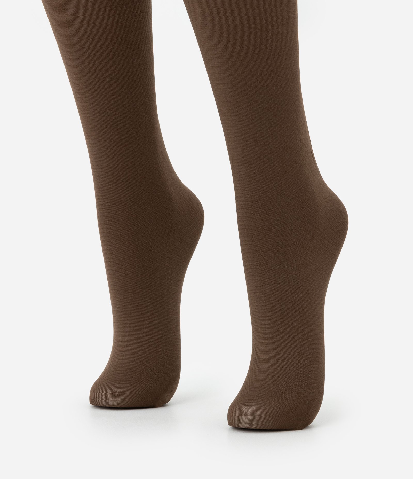 Meia Calça em Poliamida Fio 40 Loba Curve & Plus Size Marrom 1