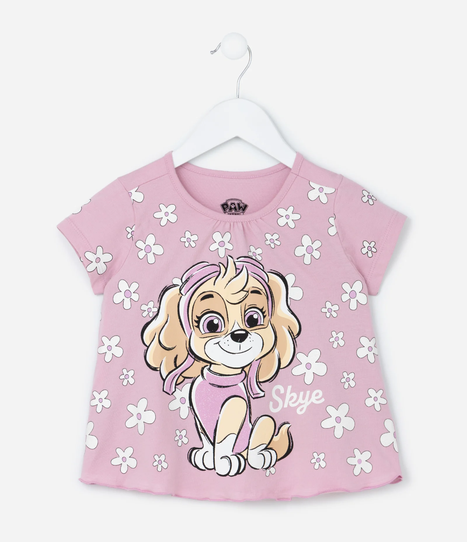 Conjunto Infantil com Estampa da Skye - Tam 1 a 6 Anos Rosa 4