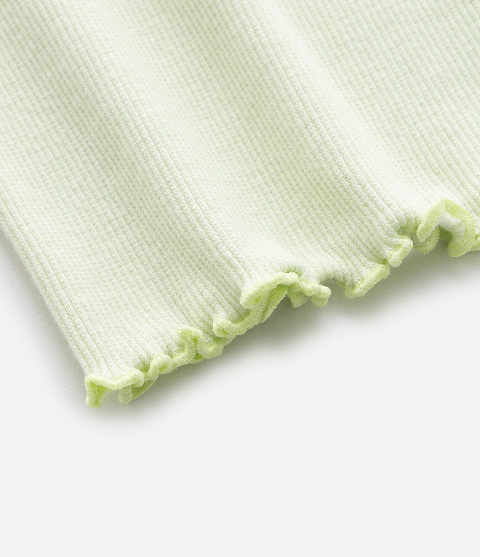 Blusa Canelada com Bolsinho e Bordado Skye - Tam 1 A 5 Anos Verde 4