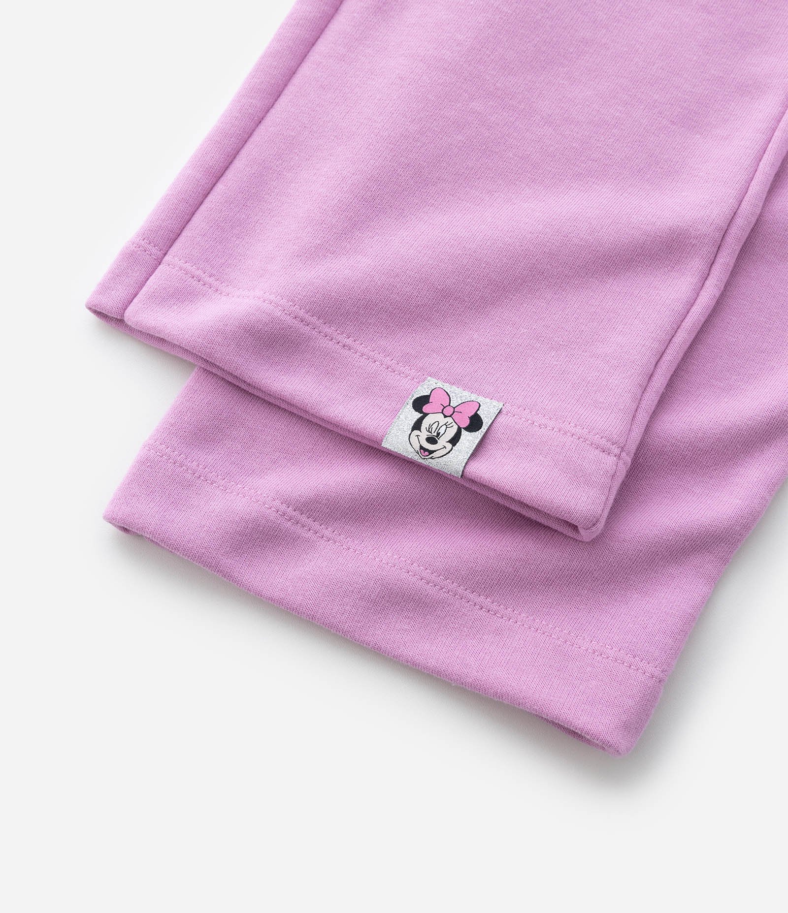 Conjunto Infantil com Bordado Paetê e Estampa Minnie - Tam 1 a 6 Anos Rosa 7