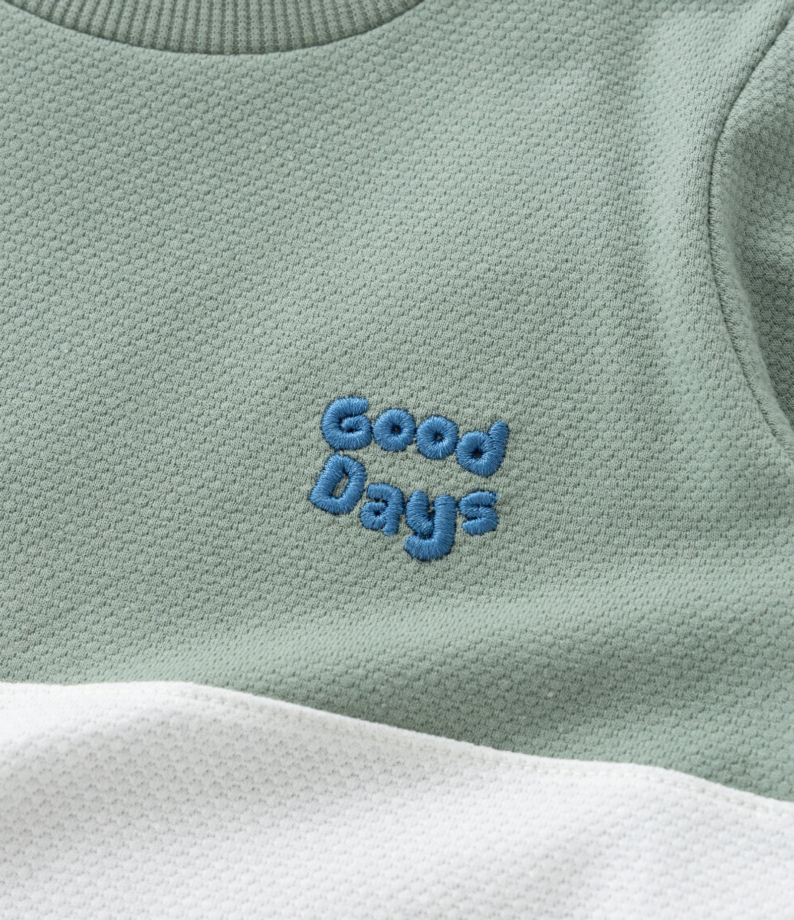 Camiseta Texturizada Infantil com Blocos de Cores e Bordado - Tam 1 a 6 anos 5