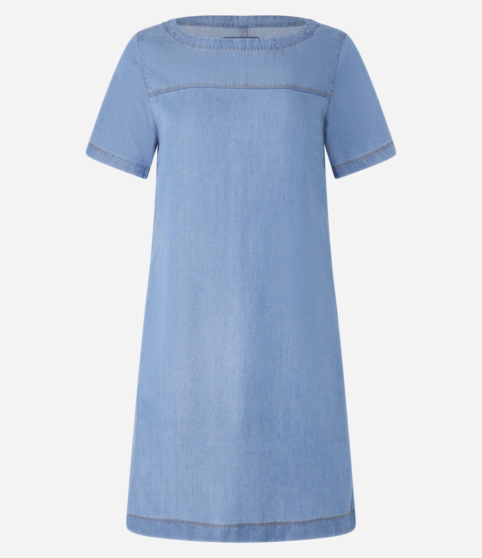 Vestido Curto em Liocel com Recortes Médio 5