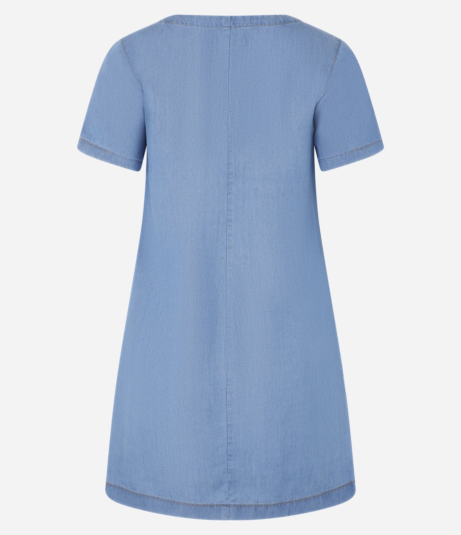 Vestido Curto em Liocel com Recortes Médio 6