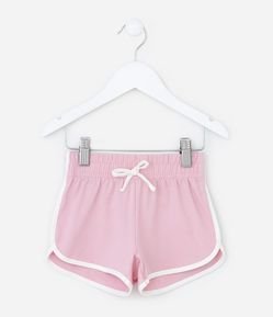 Short Runner Infantil com Detalhes Contrastantes - Tam 1 a 6 Anos