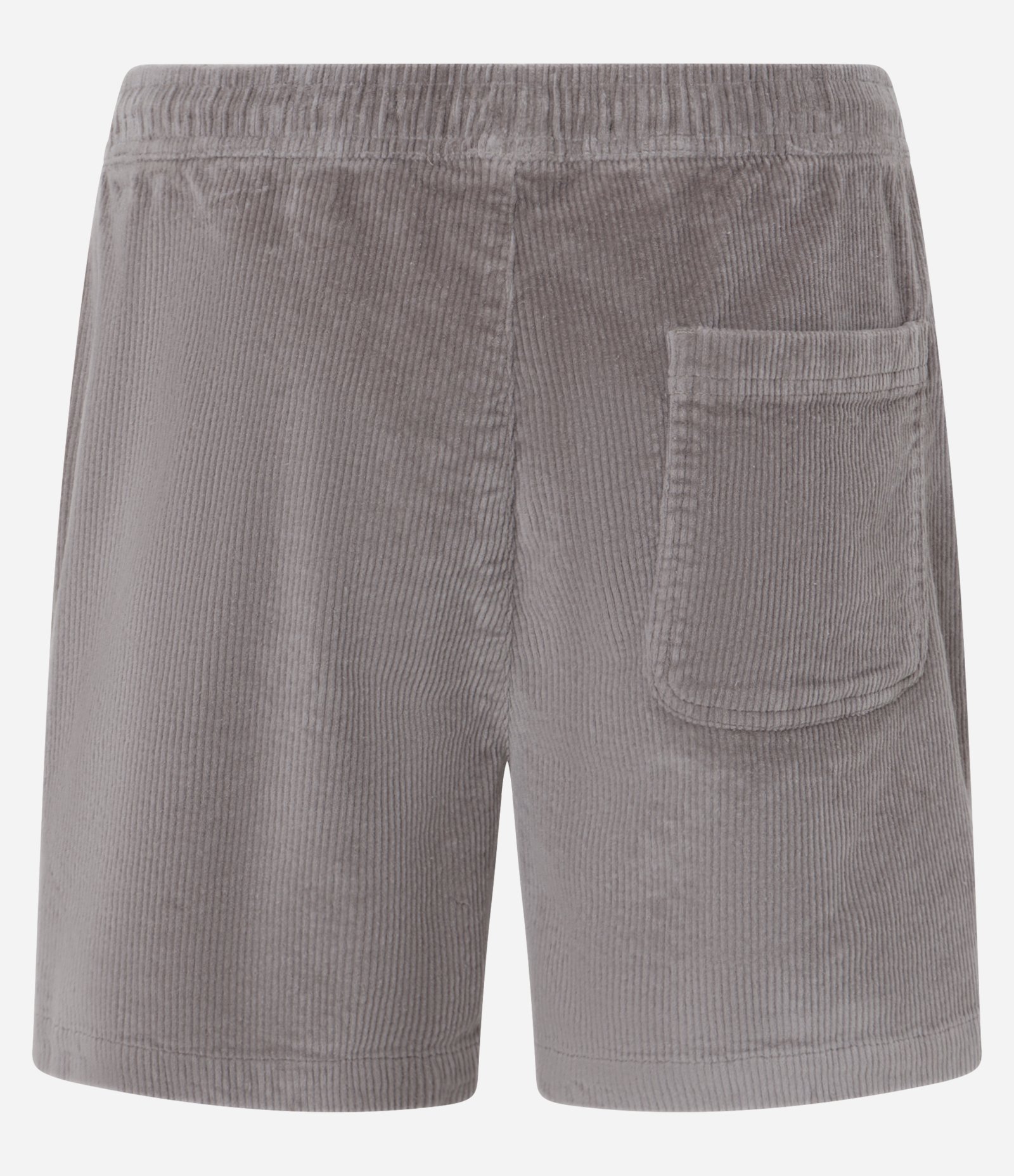 Bermuda Runner em Veludo Cotelê com Bolsos Cinza 6