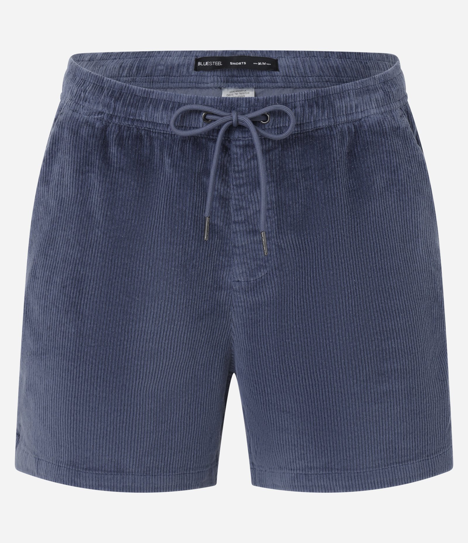 Bermuda Runner em Veludo Cotelê com Bolsos Cinza 5