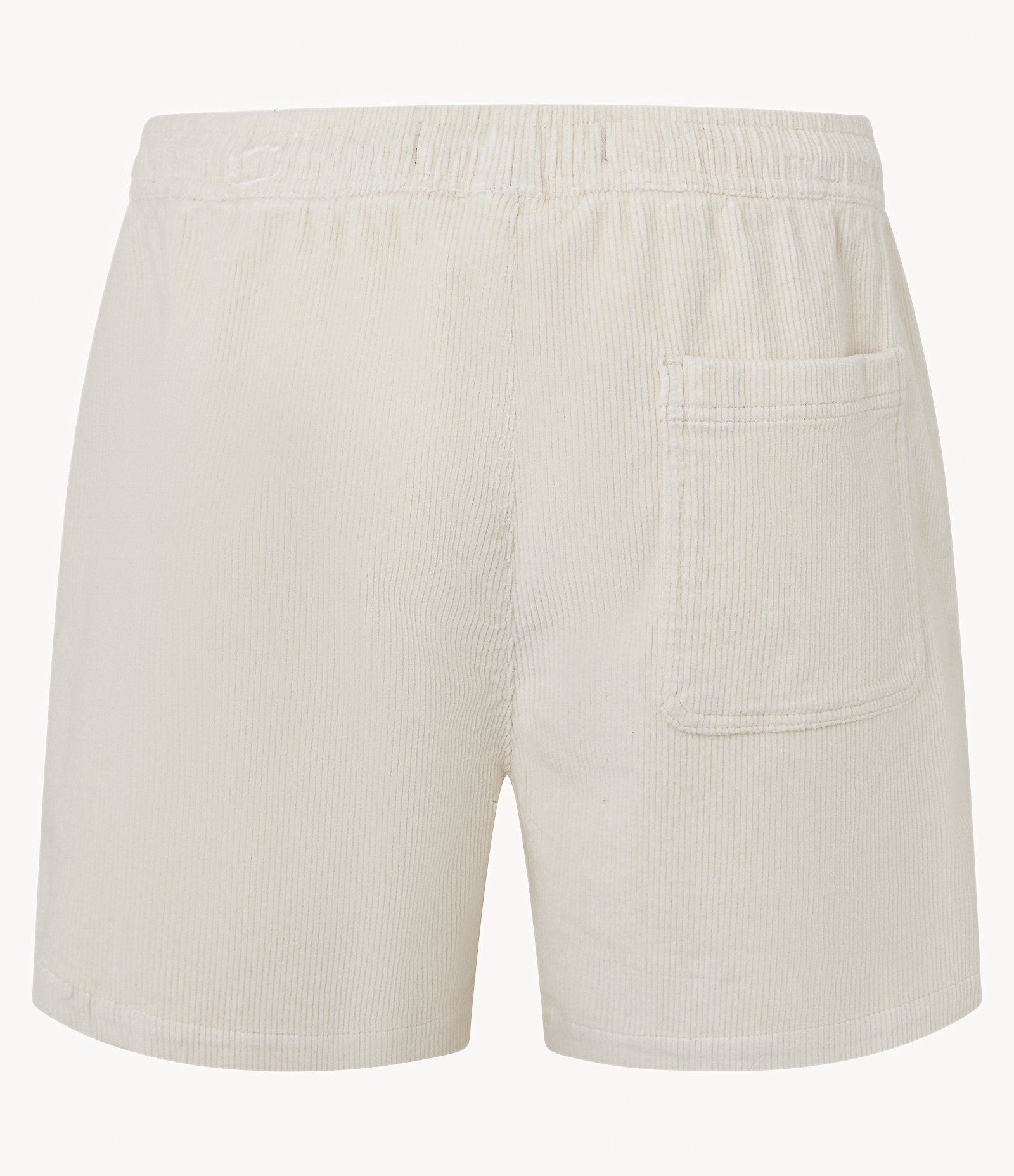 Bermuda Runner em Veludo Cotelê com Bolsos Bege 7