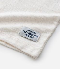 Camiseta Infantil com Gola Polo e Listras - Tam 0 a 18 meses