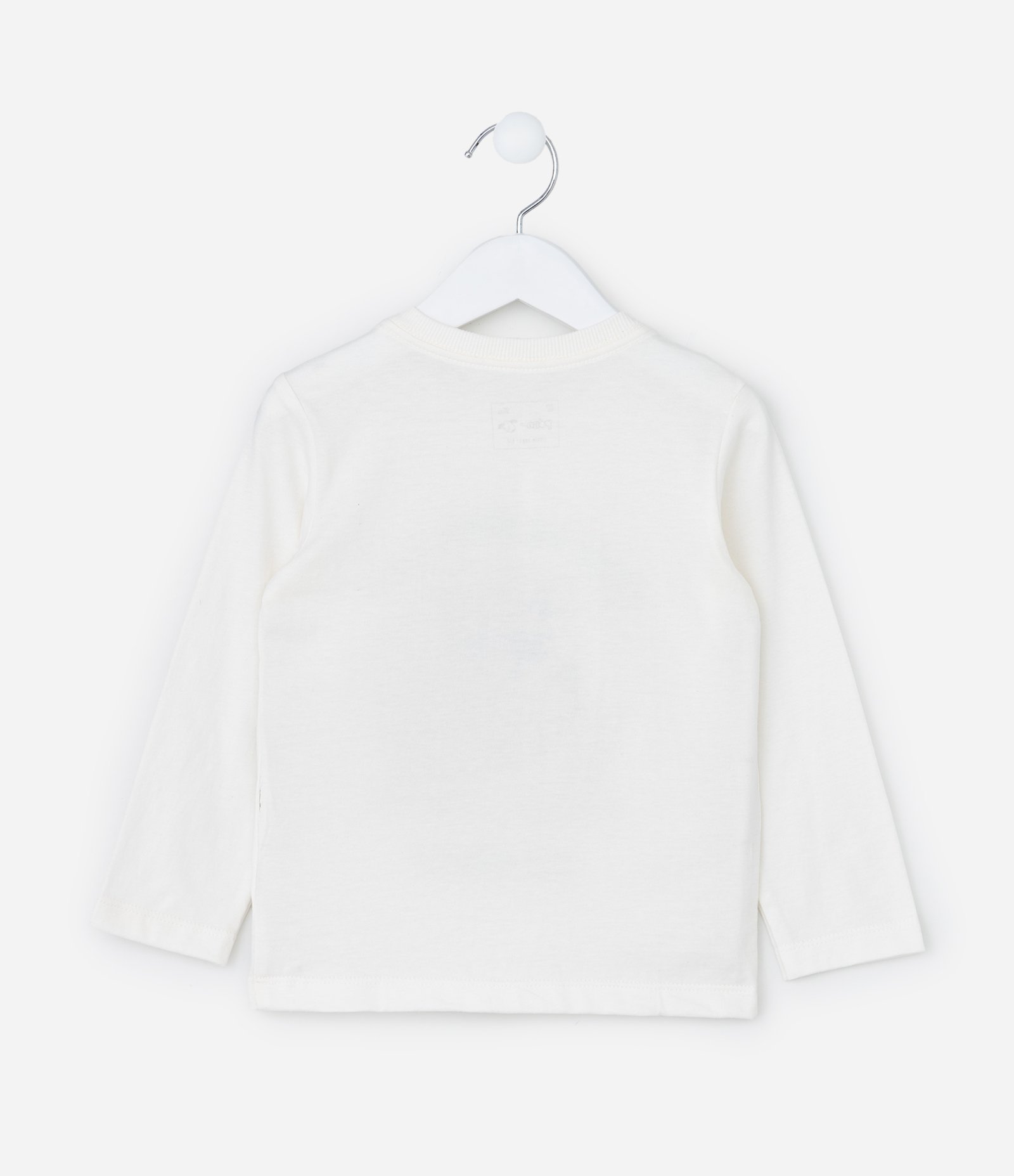 Camiseta Infantil em Algodão Estampa Capivara de Óculos - Tam 1 a 6 anos Branco 2