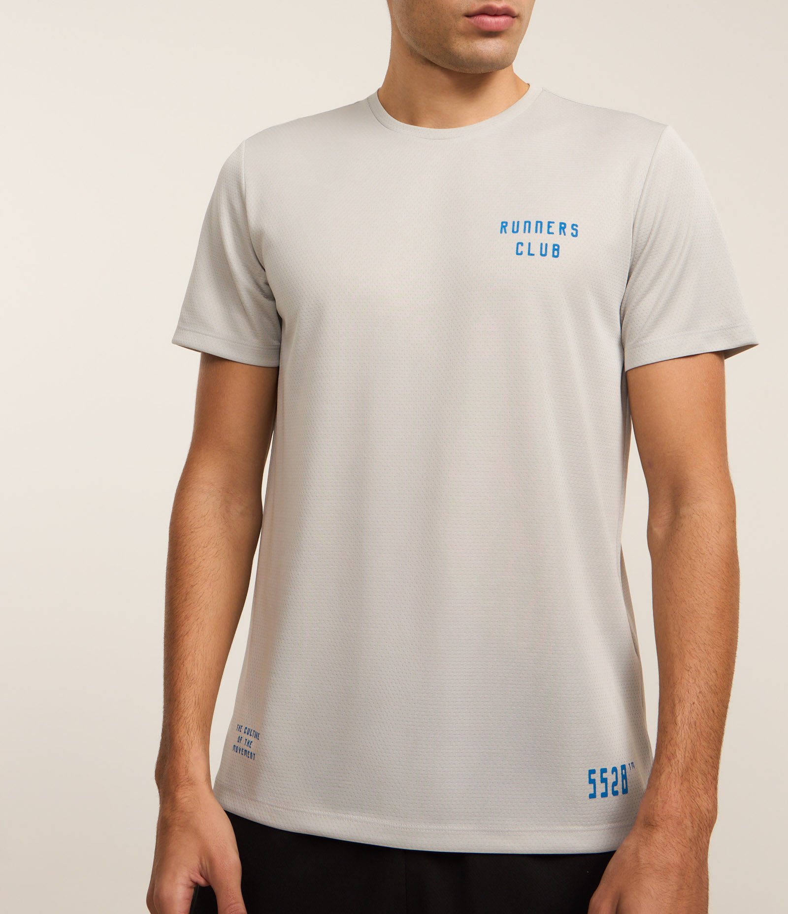 Camiseta Esportiva Regular com Tecnologia Dry Cinza 3