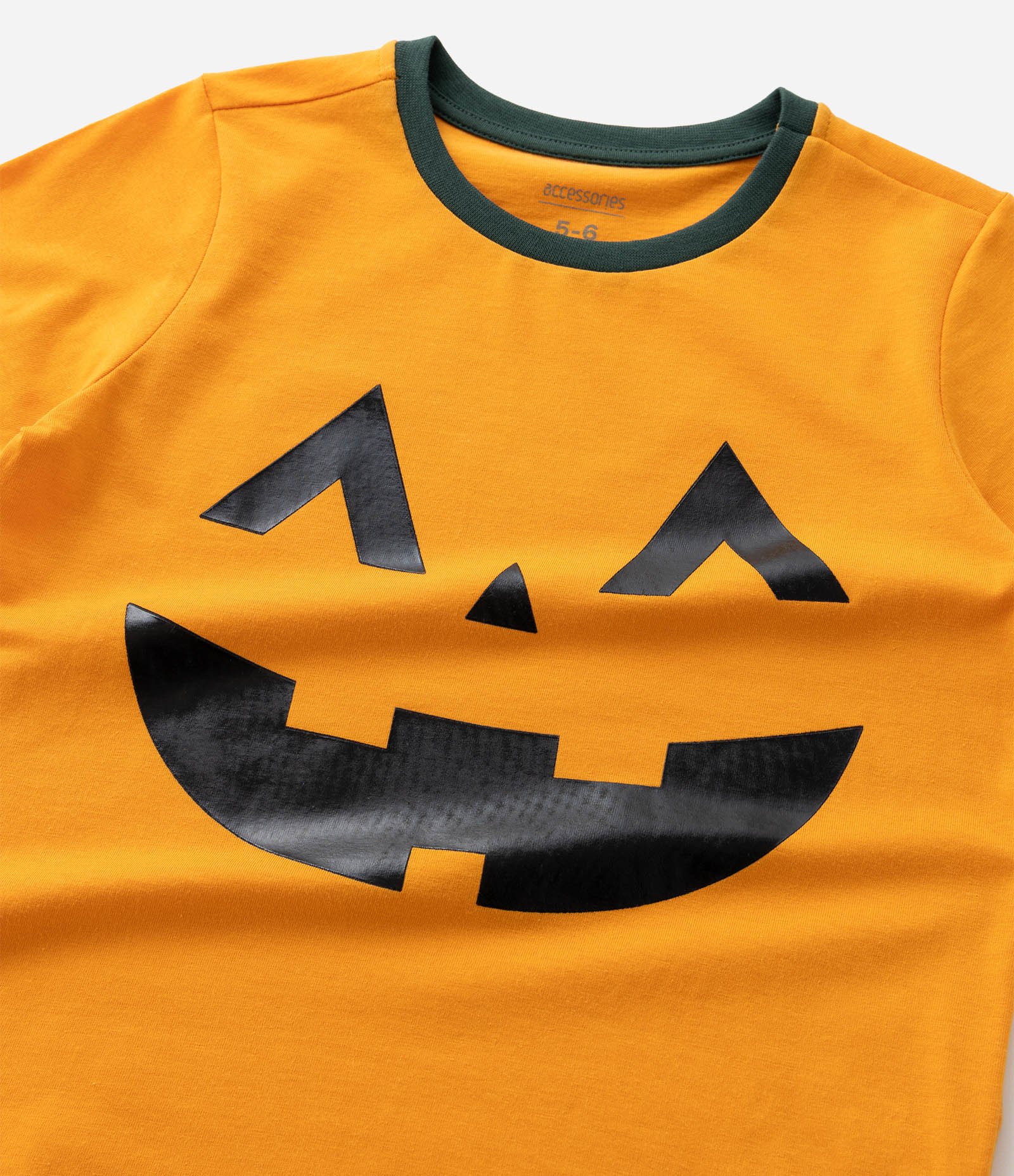 Pijama Infantil com Estampa Abóbora de Halloween - Tam 4 a 12 Anos Laranja 8