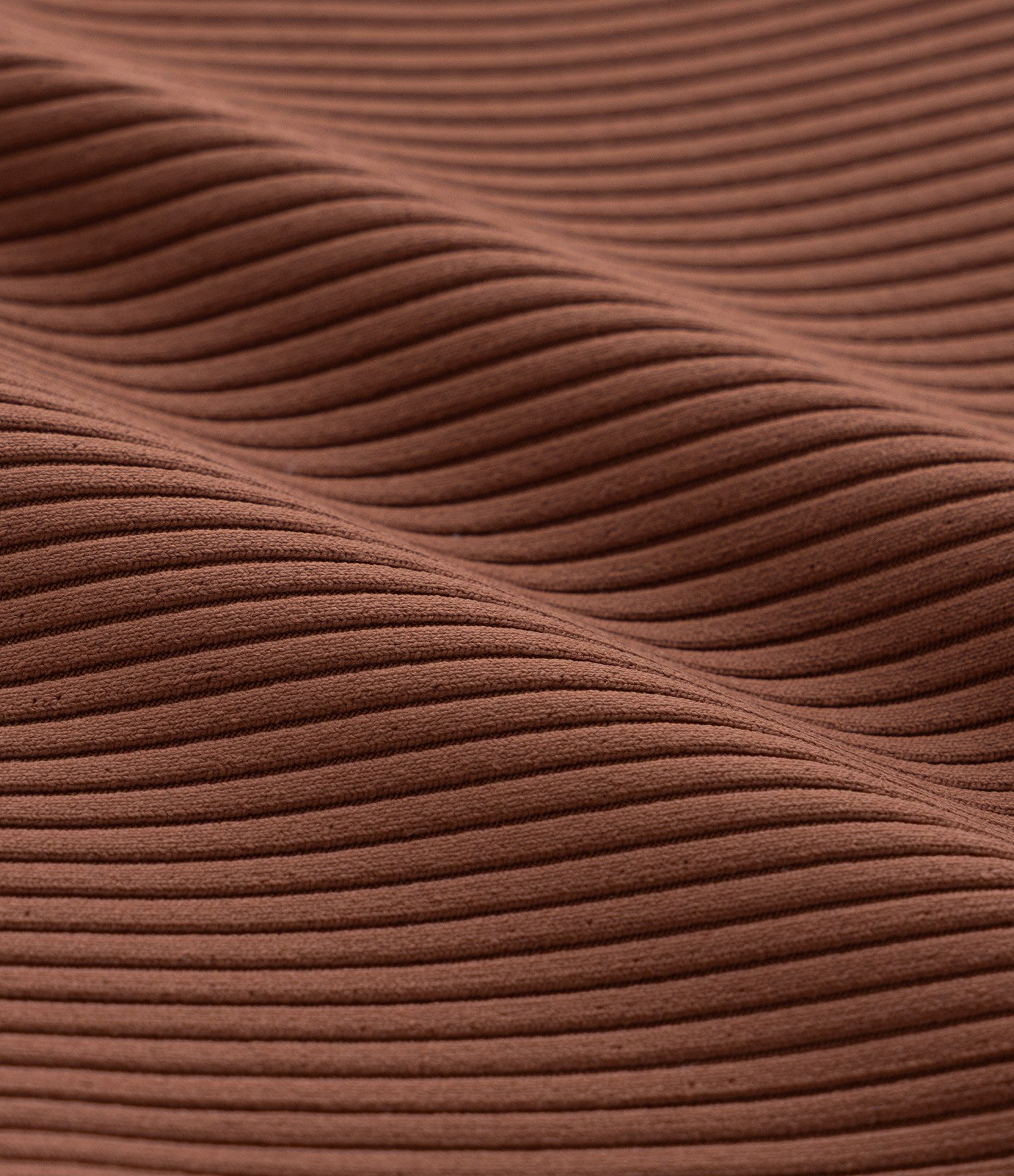 Top Esportivo Canelado em Ribana Curve & Plus Size Marrom 7