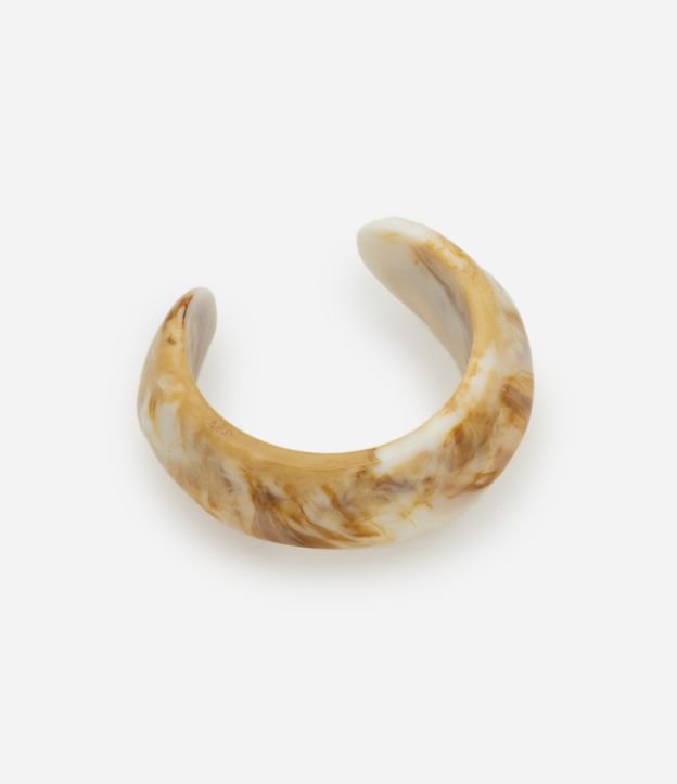 Bracelete em Resina Marmorizada