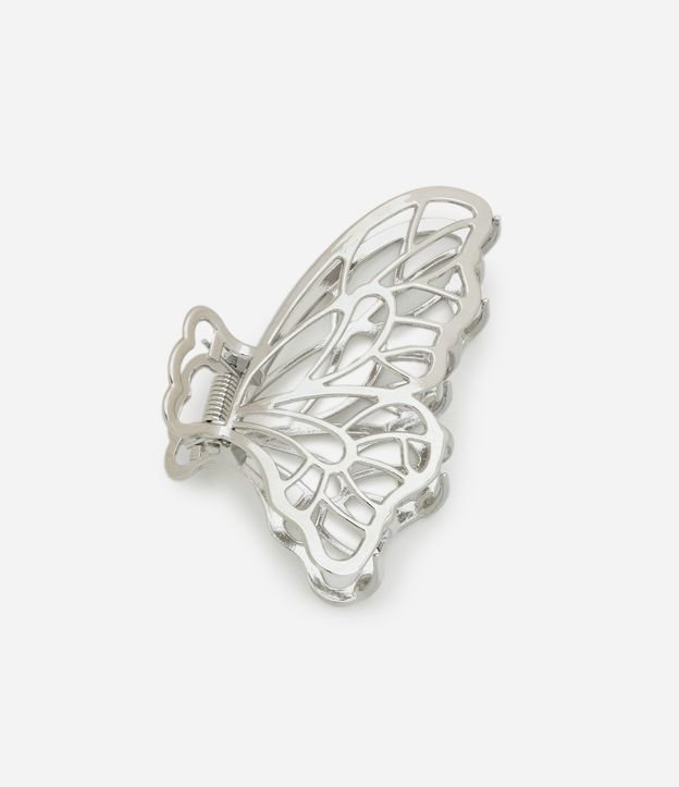 Piranha de Cabelo em Metal com Forma de Borboleta Vazada