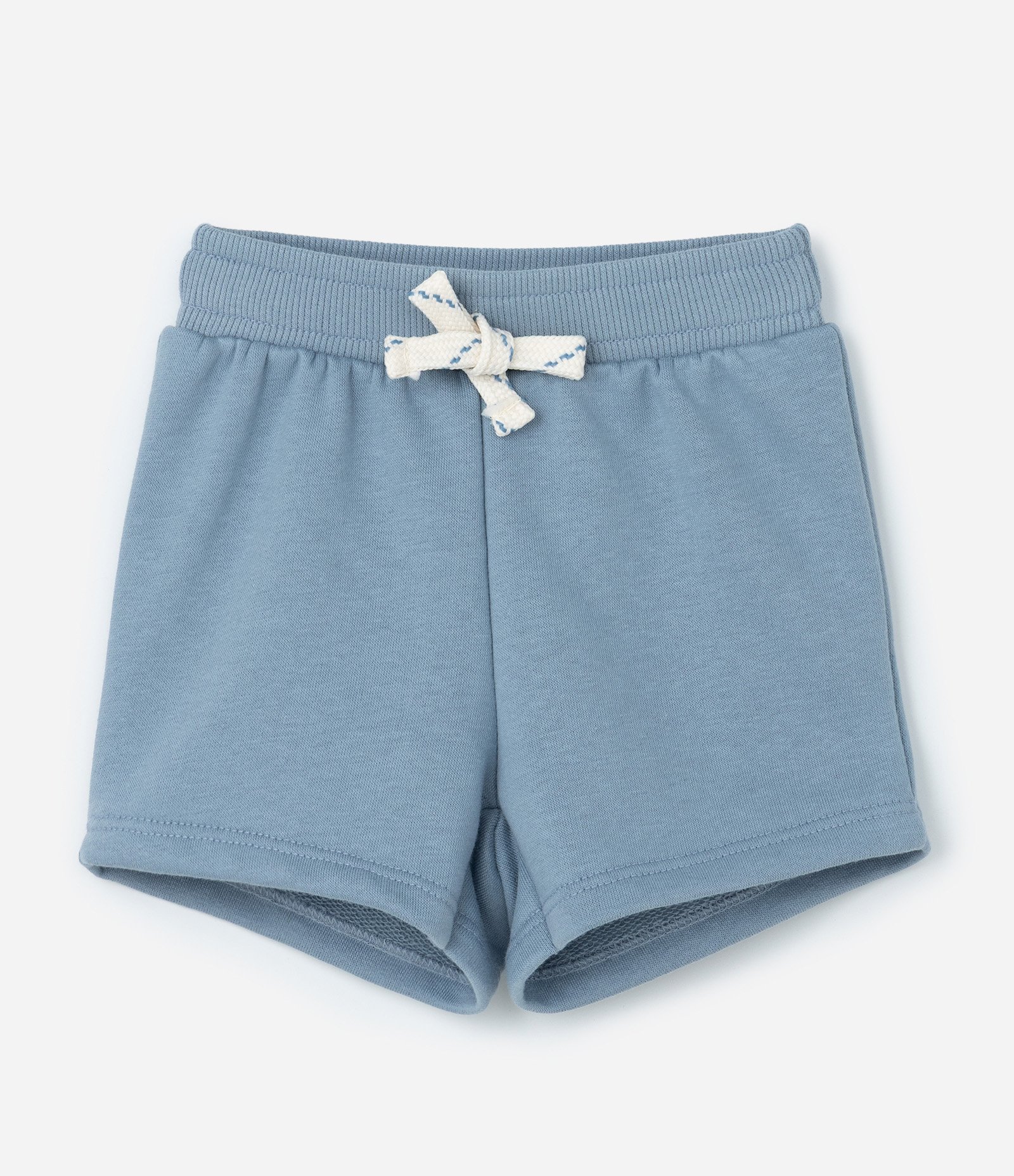 Conjunto Infantil com Bolsinho e Estampa Listrada - Tam 0 a 18 meses Azul 5