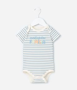 Body Infantil com Lettering Xodózinho da Família - Tam RN a 18 meses