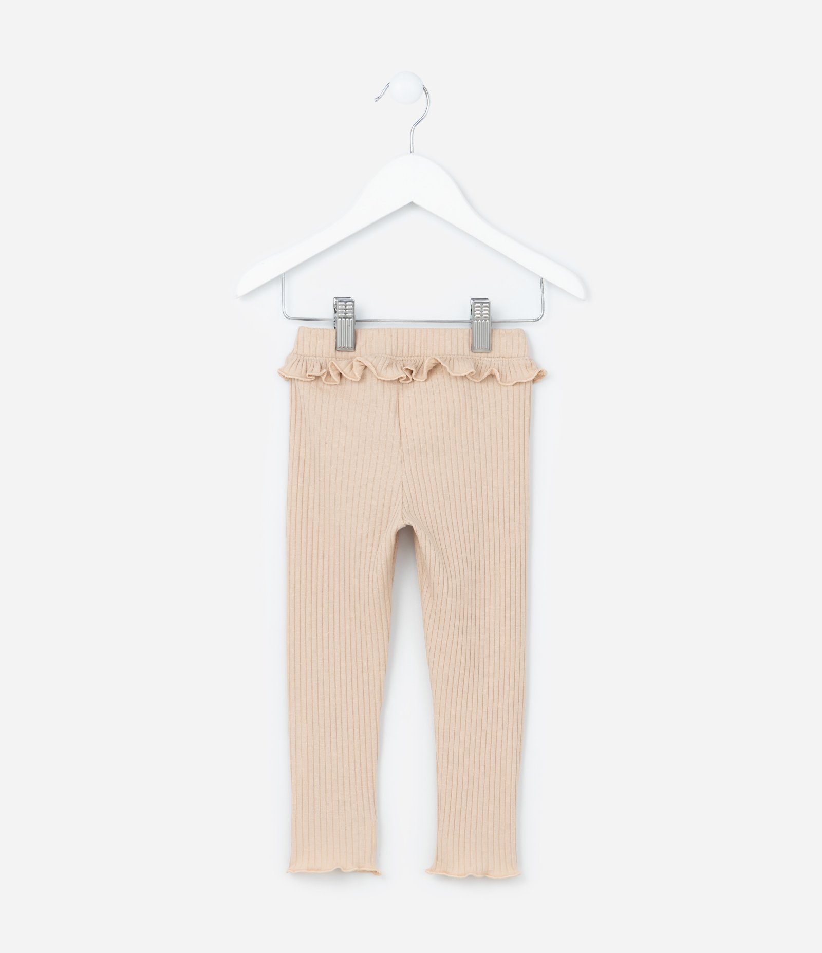 Legging Infantil Canelada Sem Pé - Algodão Confortável, Cores Diversas, 2 A 14 Anos