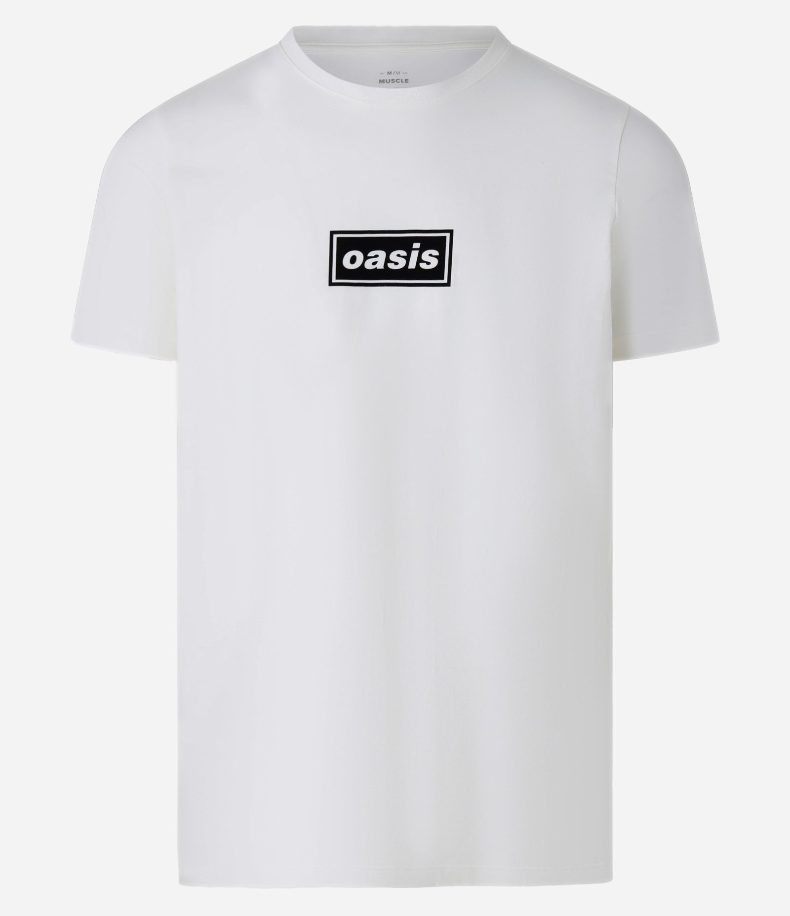Camiseta Muscle em Algodão com Estampa Lettering Oasis Branco 4