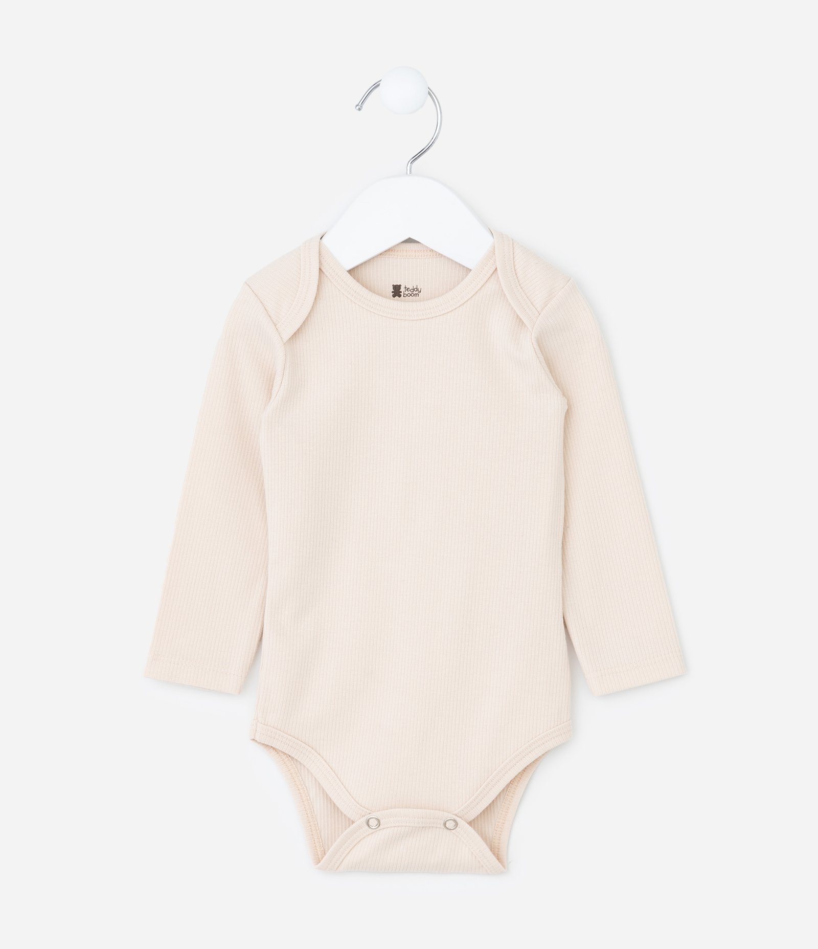 Conjunto Infantil em Ribana Básico - Tam RN a 18 meses Bege 3