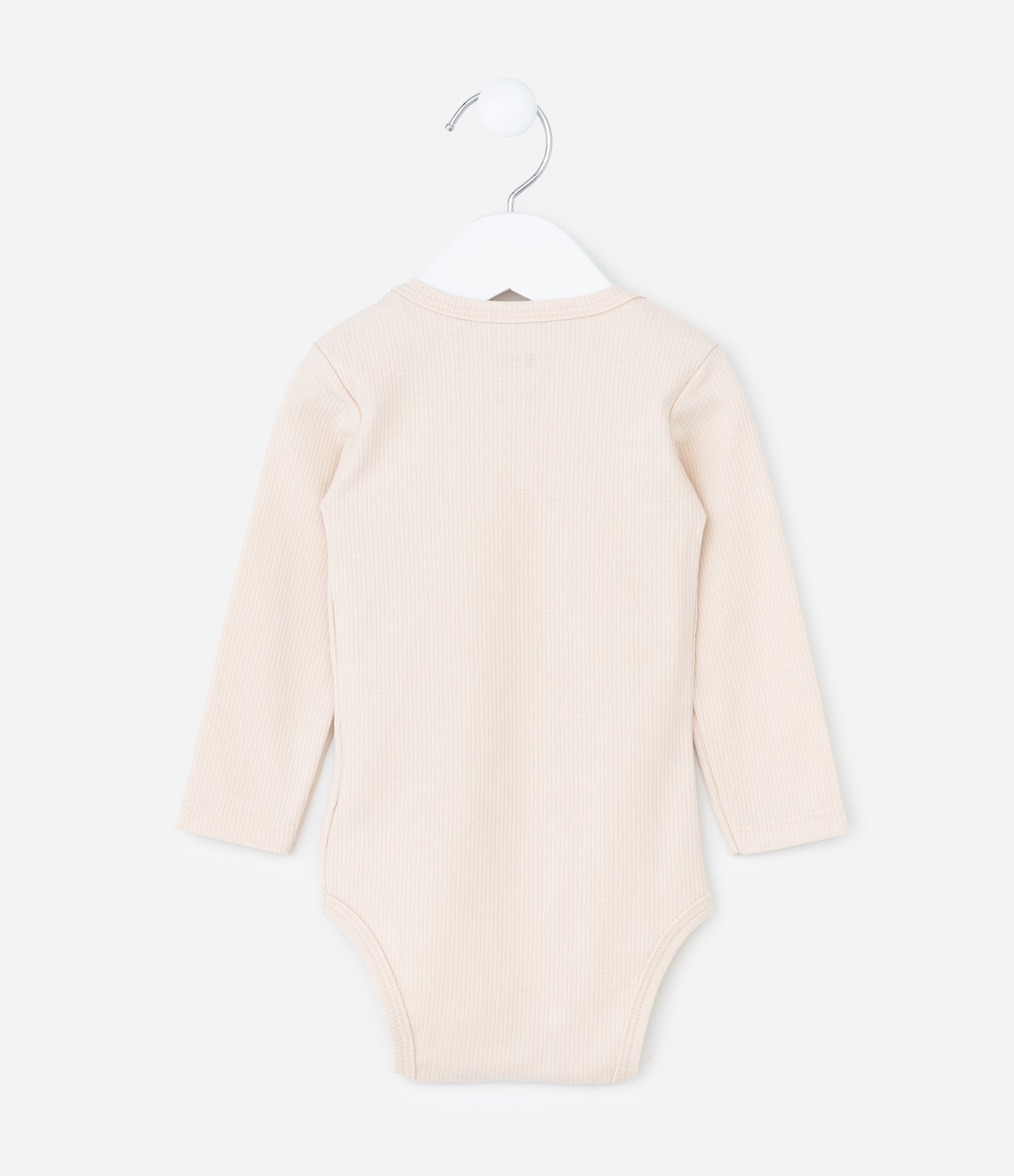 Conjunto Infantil em Ribana Básico - Tam RN a 18 meses Bege 4