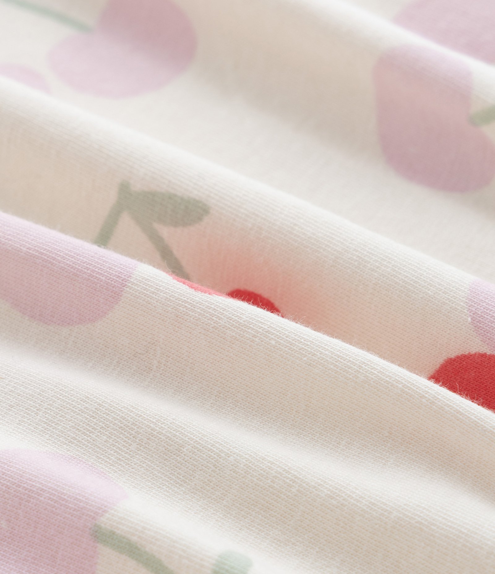 Vestido Infantil com Estampa Xadrez e Cerejas - Tam 0 a 18 Meses Rosa 4