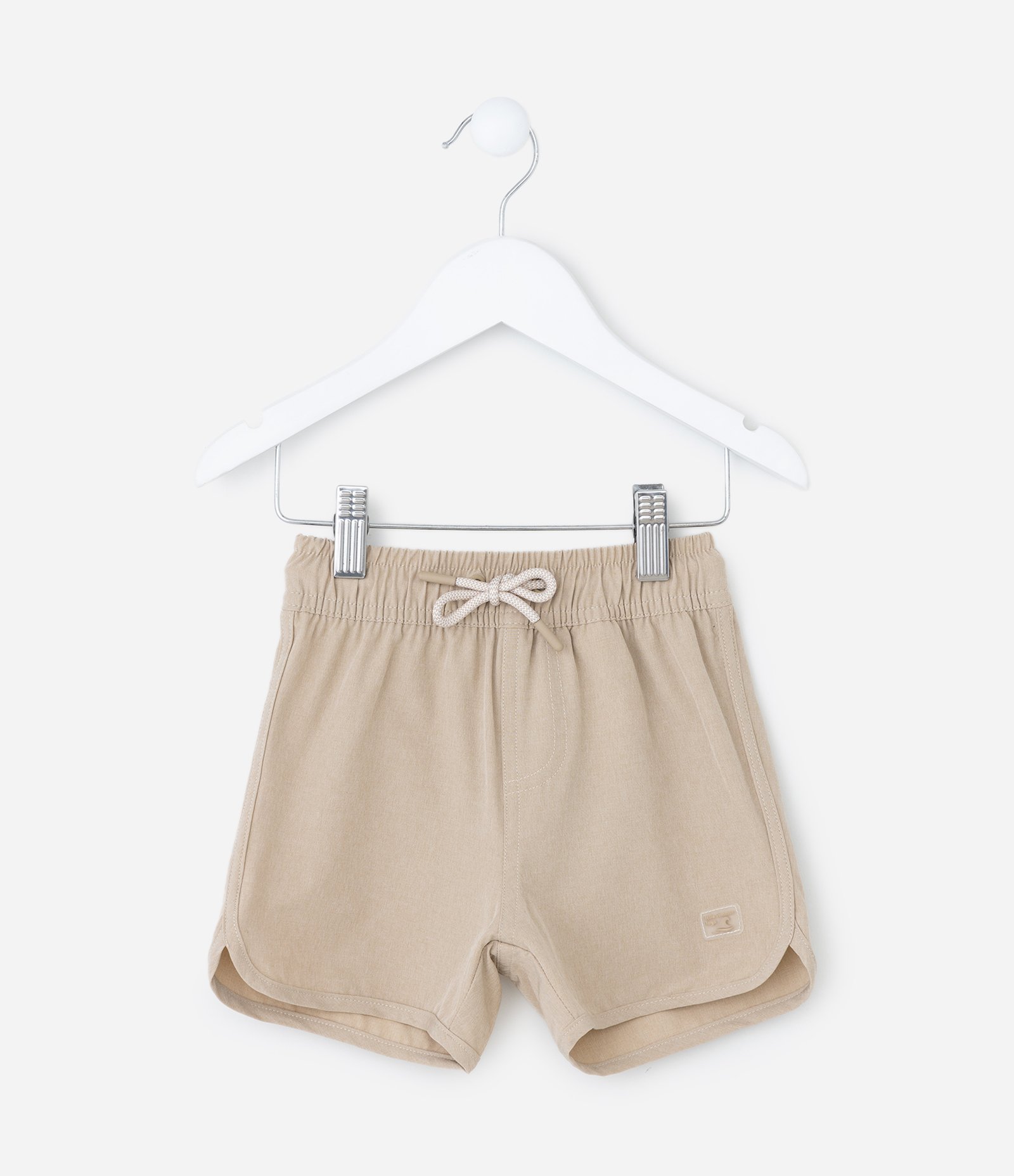 Bermuda Básica Infantil em Microfibra l - Tam1 a 6 Anos Marrom 1