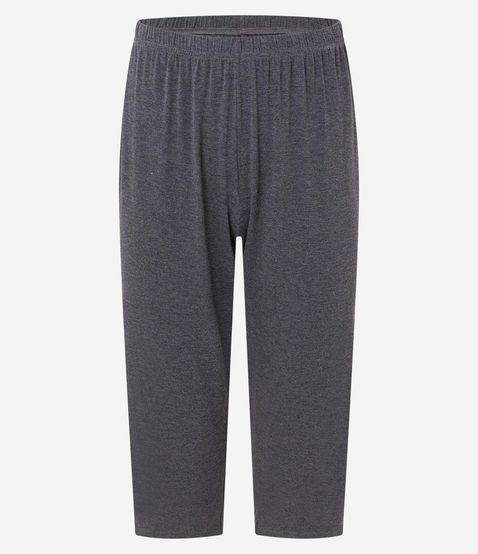 Pijama Americano Capri em Viscose com Detalhe Contrastante Cinza 7