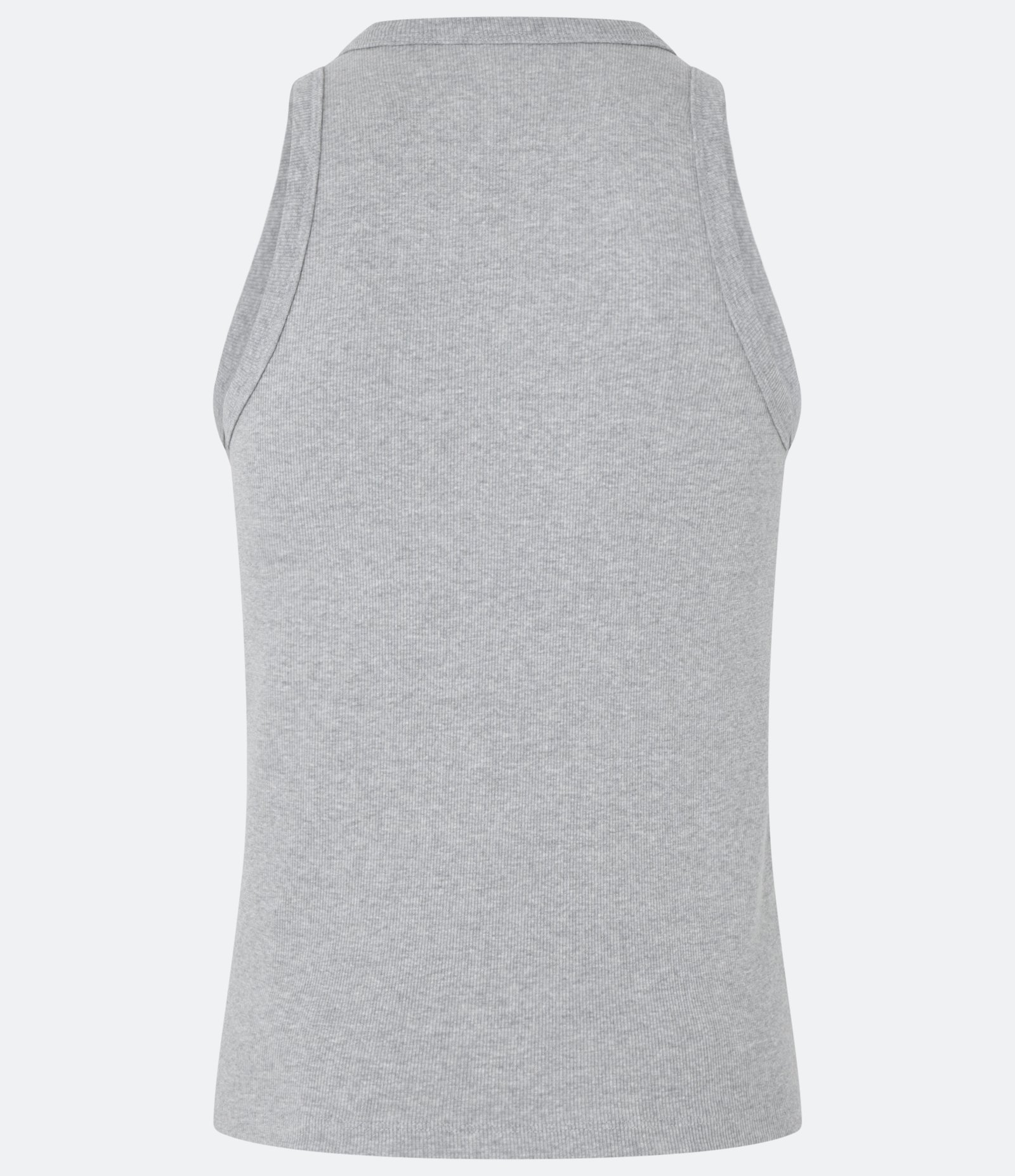 Regata Muscle em Ribana com Efeito Mescla Kurumi Hello Kitty Cinza 8