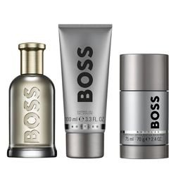 Coffret Boss Perfume Bottled Eau de Parfum 100ml + Gel de Banho 100ml + Desodorante Spray 75ml