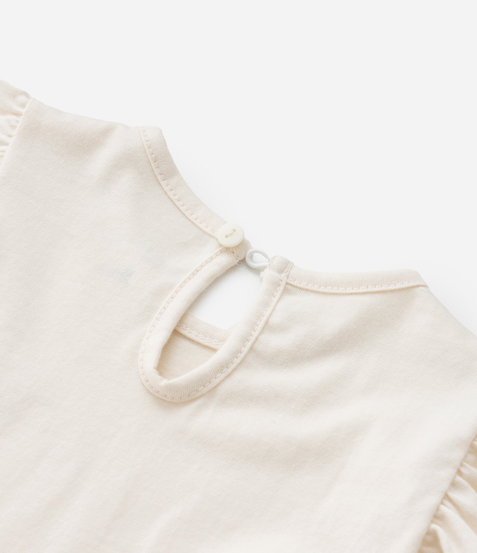 Conjunto Infantil com Estampa de Cereja - Tam 0 A 18 Meses Bege 10