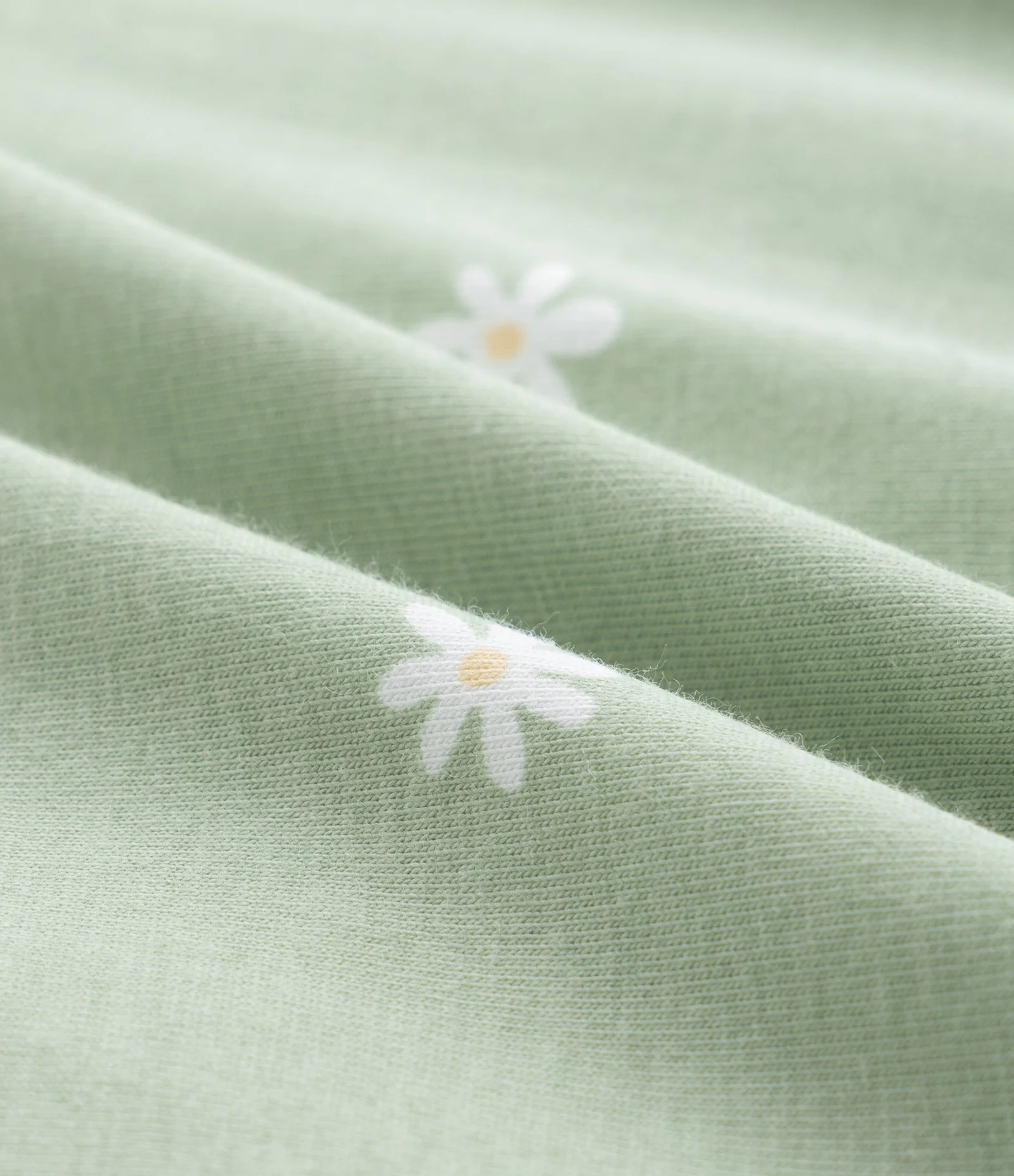 Vestido Infantil em Algodão com Estampa de Listras e Flores -Tam 0 a 18 Meses Verde 4