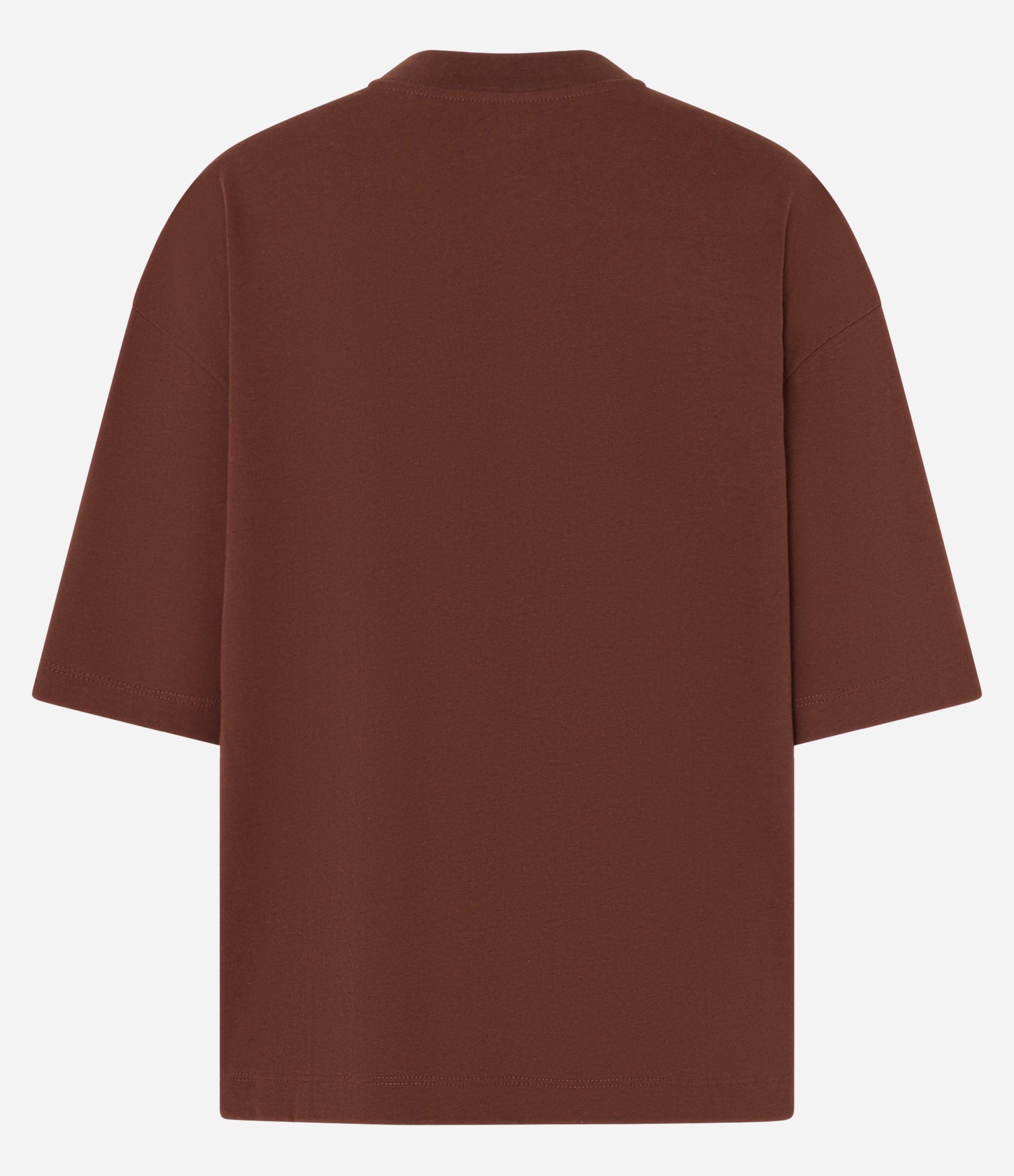 Camiseta em Algodão com Estampa Monte Carlo Marrom 6