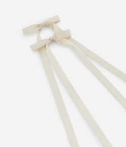 Kit 02 Presilhas De Cabelo com Formato Laços Alongados