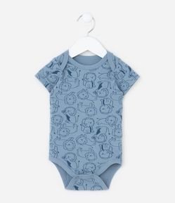 Body Infantil com Estampa Leãozinho - Tam RN a 18 meses